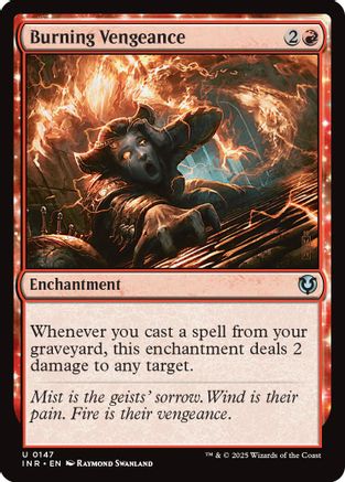 Burning Vengeance Foil (147) - Innistrad Remastered | Silver Goblin