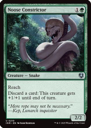 Noose Constrictor Foil (210) - Innistrad Remastered | Silver Goblin