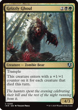 Grizzly Ghoul Foil (240) - Innistrad Remastered | Silver Goblin