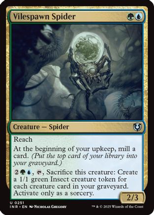 Vilespawn Spider Foil (251) - Innistrad Remastered | Silver Goblin