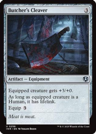 Butcher's Cleaver Foil (256) - Innistrad Remastered