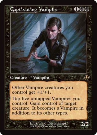 Captivating Vampire (Retro Frame) Foil (374) - Innistrad Remastered