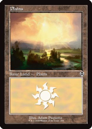 Plains (288) (Retro Frame) (INR288)  - Innistrad Remastered | Silver Goblin