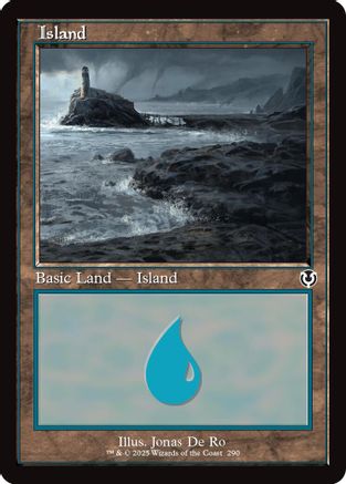 Island (290) (Retro Frame) (290) - Innistrad Remastered | Silver Goblin