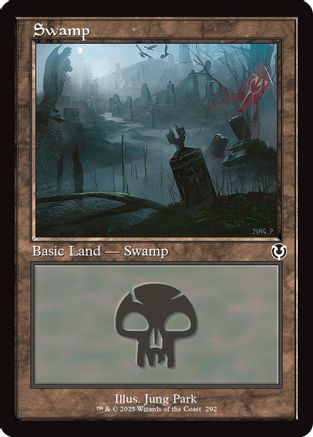 Swamp (292) (Retro Frame) (INR292) Foil - Innistrad Remastered | Silver Goblin