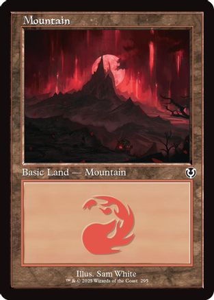 Mountain (295) (Retro Frame) (295) - Innistrad Remastered | Silver Goblin