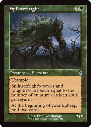 Splinterfright (Retro Frame) (420) - Innistrad Remastered | Silver Goblin