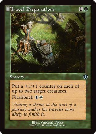 Travel Preparations (Retro Frame) Foil (421) - Innistrad Remastered | Silver Goblin