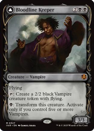 Bloodline Keeper // Lord of Lineage (Showcase) Foil (327) - Innistrad Remastered