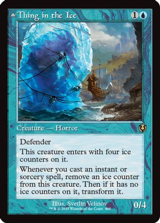 Thing in the Ice // Awoken horror (Retro Frame) (460) - Innistrad Remastered | Silver Goblin