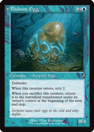 Biolume Egg (Retro Frame) (455) - Innistrad Remastered | Silver Goblin