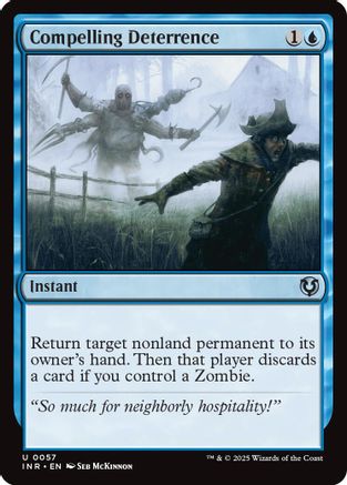 Compelling Deterrence (INR057)  - Innistrad Remastered | Silver Goblin