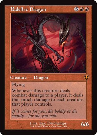 Balefire Dragon (Retro Frame) (479) - Innistrad Remastered | Silver Goblin