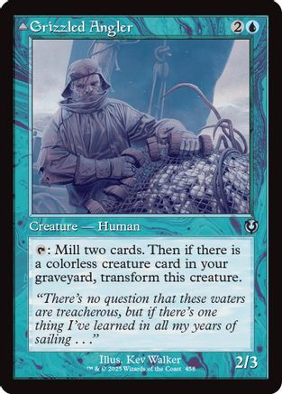 Grizzled Angler (Retro Frame) Foil (458) - Innistrad Remastered