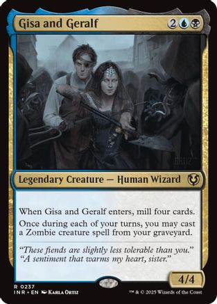 Gisa and Geralf (INR237) Foil - Innistrad Remastered | Silver Goblin