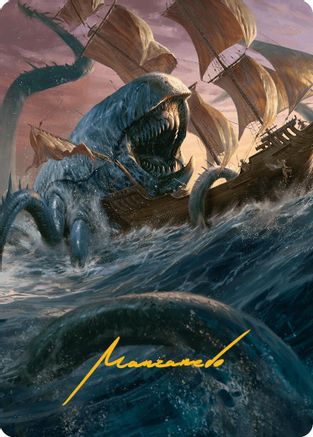 Hullbreaker Horror Art Card (Gold-Stamped Signature) (005) - Art Series: Innistrad Remastered