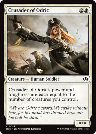 Crusader of Odric Foil (018) - Innistrad Remastered