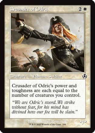 Crusader of Odric (Retro Frame) (338) - Innistrad Remastered