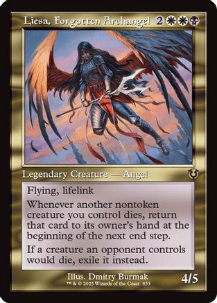 Liesa, Forgotten Archangel (Retro Frame) (433) - Innistrad Remastered