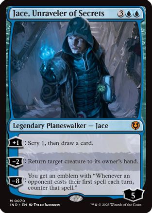 Jace, Unraveler of Secrets Foil (070) - Innistrad Remastered