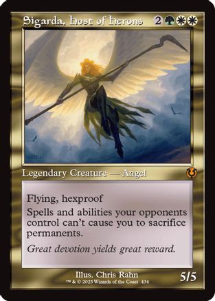 Sigarda, Host of Herons (Retro Frame) (INR434) Foil - Innistrad Remastered | Silver Goblin