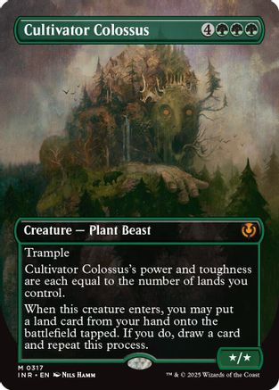 Cultivator Colossus (Borderless) Foil (317) - Innistrad Remastered