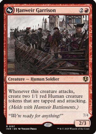 Hanweir Garrison (INR157) Foil - Innistrad Remastered | Silver Goblin