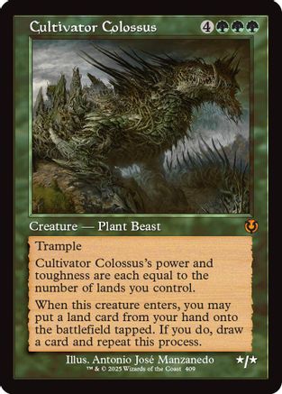 Cultivator Colossus (Retro Frame) (409) - Innistrad Remastered | Silver Goblin