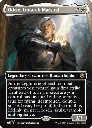 Odric, Lunarch Marshal (Borderless) (298) - Innistrad Remastered