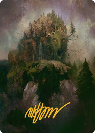 Cultivator Colossus Art Card (Gold-Stamped Signature) (015) - Art Series: Innistrad Remastered