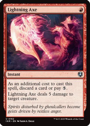 Lightning Axe (INR162)  - Innistrad Remastered | Silver Goblin