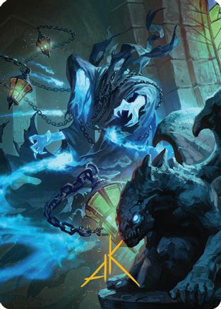 Mausoleum Wanderer Art Card (Gold-Stamped Signature) (007) - Art Series: Innistrad Remastered