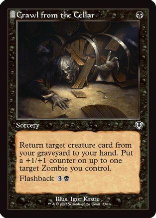 Crawl from the Cellar (Retro Frame) (376) - Innistrad Remastered