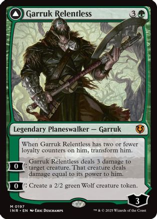 Garruk Relentless (INR197)  - Innistrad Remastered | Silver Goblin