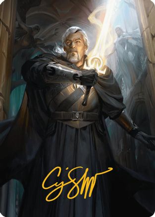 Odric, Lunarch Marshal Art Card (Gold-Stamped Signature) (001) - Art Series: Innistrad Remastered