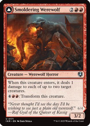 Smoldering Werewolf (171) - Innistrad Remastered | Silver Goblin