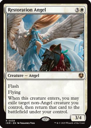 Restoration Angel (INR038) Foil - Innistrad Remastered | Silver Goblin