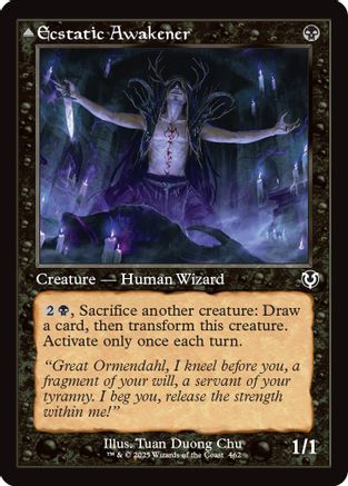 Ecstatic Awakener // Awoken Demon (Retro Frame) (462) - Innistrad Remastered