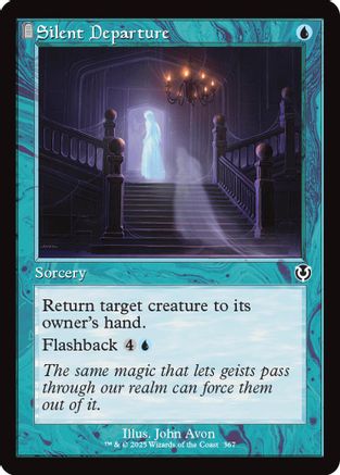 Silent Departure (Retro Frame) Foil (367) - Innistrad Remastered | Silver Goblin