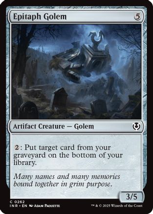 Epitaph Golem (262) - Innistrad Remastered