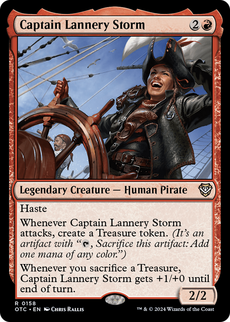 Captain Lannery Storm [Outlaws of Thunder Junction Commander] | Silver Goblin