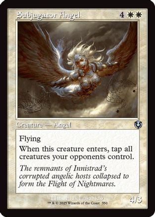 Subjugator Angel (Retro Frame) Foil (350) - Innistrad Remastered