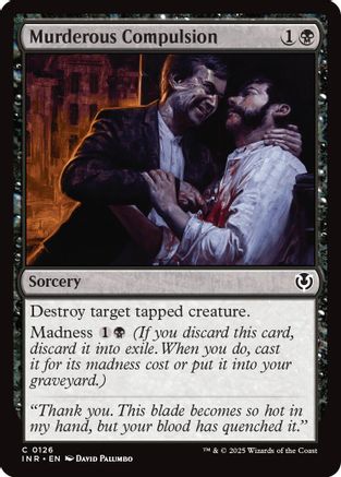 Murderous Compulsion (INR126)  - Innistrad Remastered | Silver Goblin