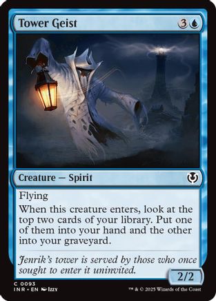 Tower Geist (INR093) Foil - Innistrad Remastered | Silver Goblin