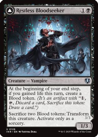 Restless Bloodseeker Foil (128) - Innistrad Remastered | Silver Goblin