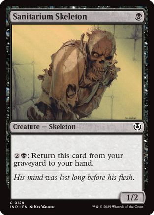 Sanitarium Skeleton Foil (129) - Innistrad Remastered | Silver Goblin