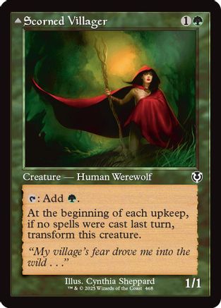 Scorned Villager (Retro Frame) Foil (468) - Innistrad Remastered