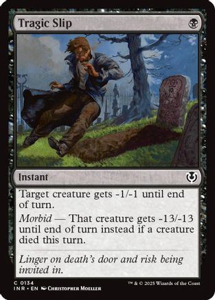 Tragic Slip Foil (134) - Innistrad Remastered | Silver Goblin