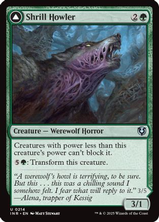 Shrill Howler Foil (214) - Innistrad Remastered | Silver Goblin