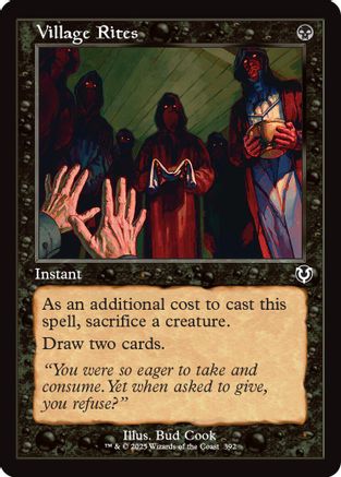 Village Rites (Retro Frame) Foil (392) - Innistrad Remastered